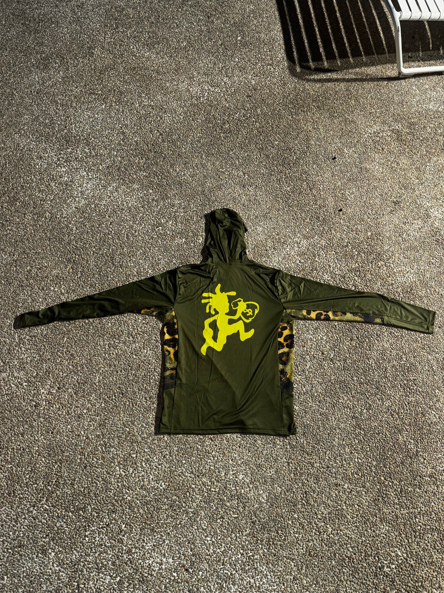 Green swimming shirt